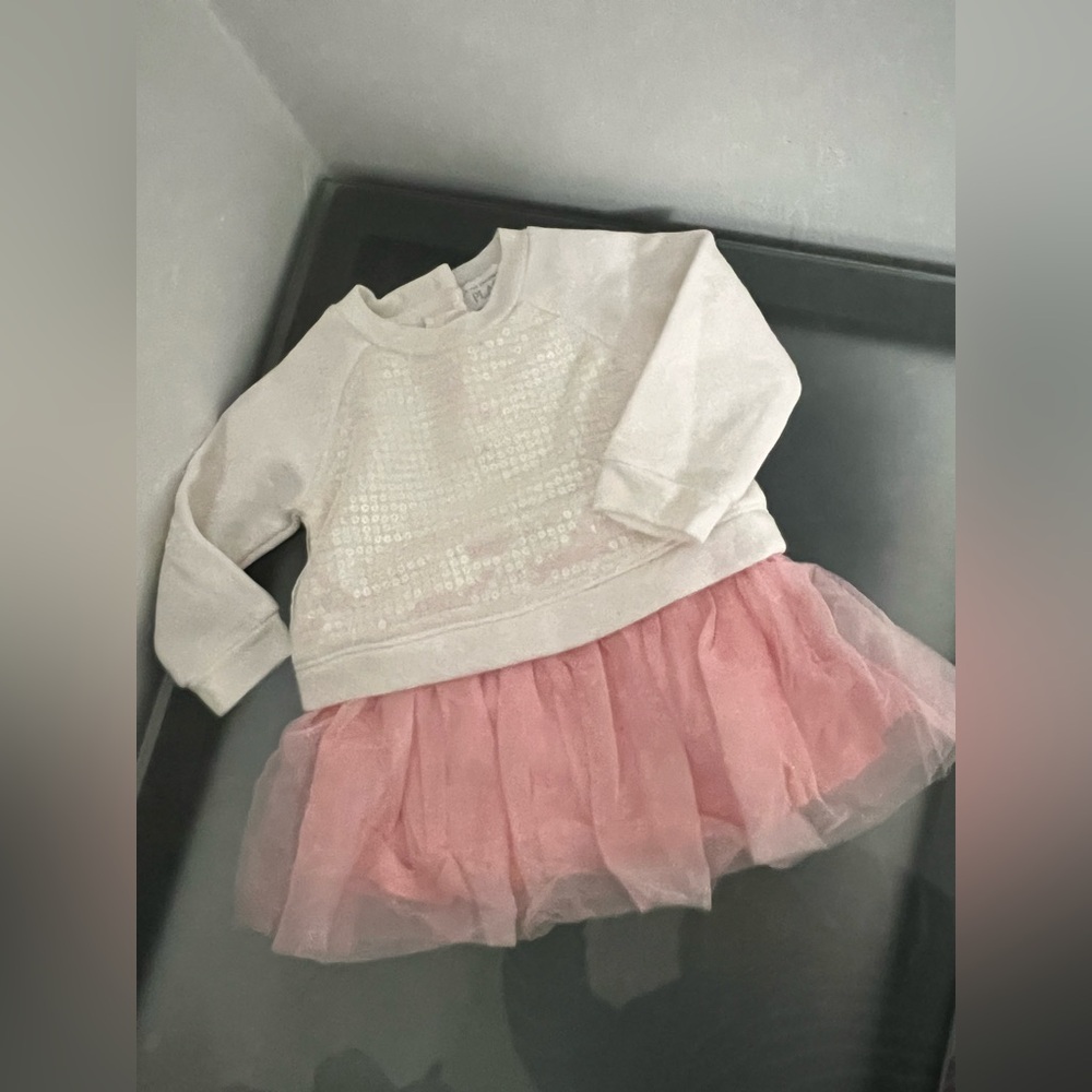 The Children's Place Pink & Ivory Girl’s Dress.